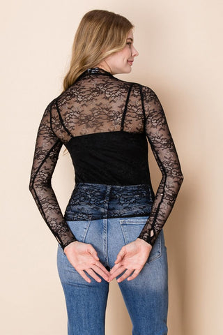 White Birch Lacy Layering Top