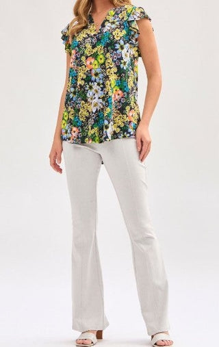 Lizzy Flutter Sleeve Top