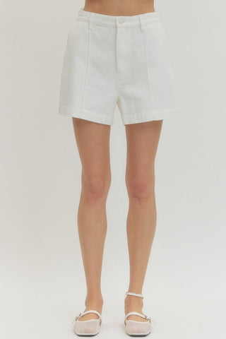 Entro Solid Woven Shorts