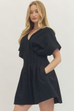 Entro Dolman Sleeve Mini Dress