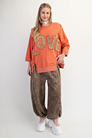 Love Spice Leopard Pullover
