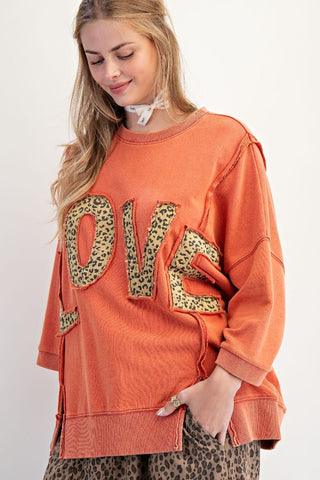 Love Spice Leopard Pullover