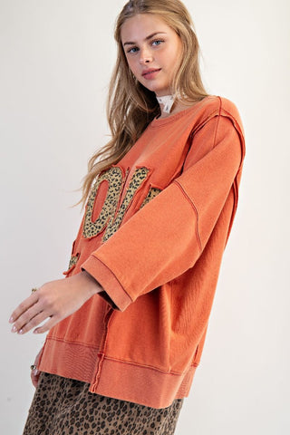 Love Spice Leopard Pullover