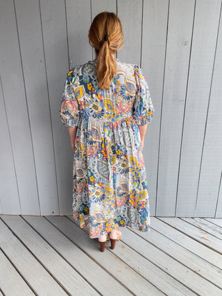 Paisley Midi Dress