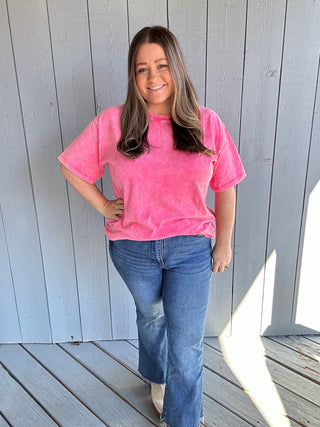 Spring Acid Washed Tee