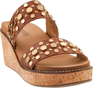 Corkys Bad Habit Studded Wedge