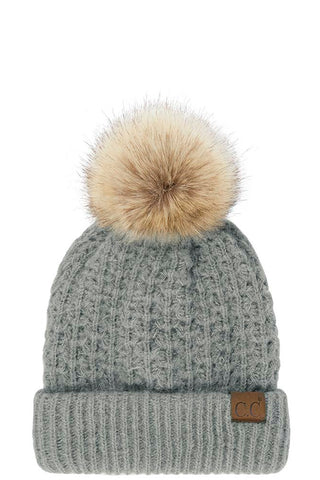 C.C. Beanie with Pom